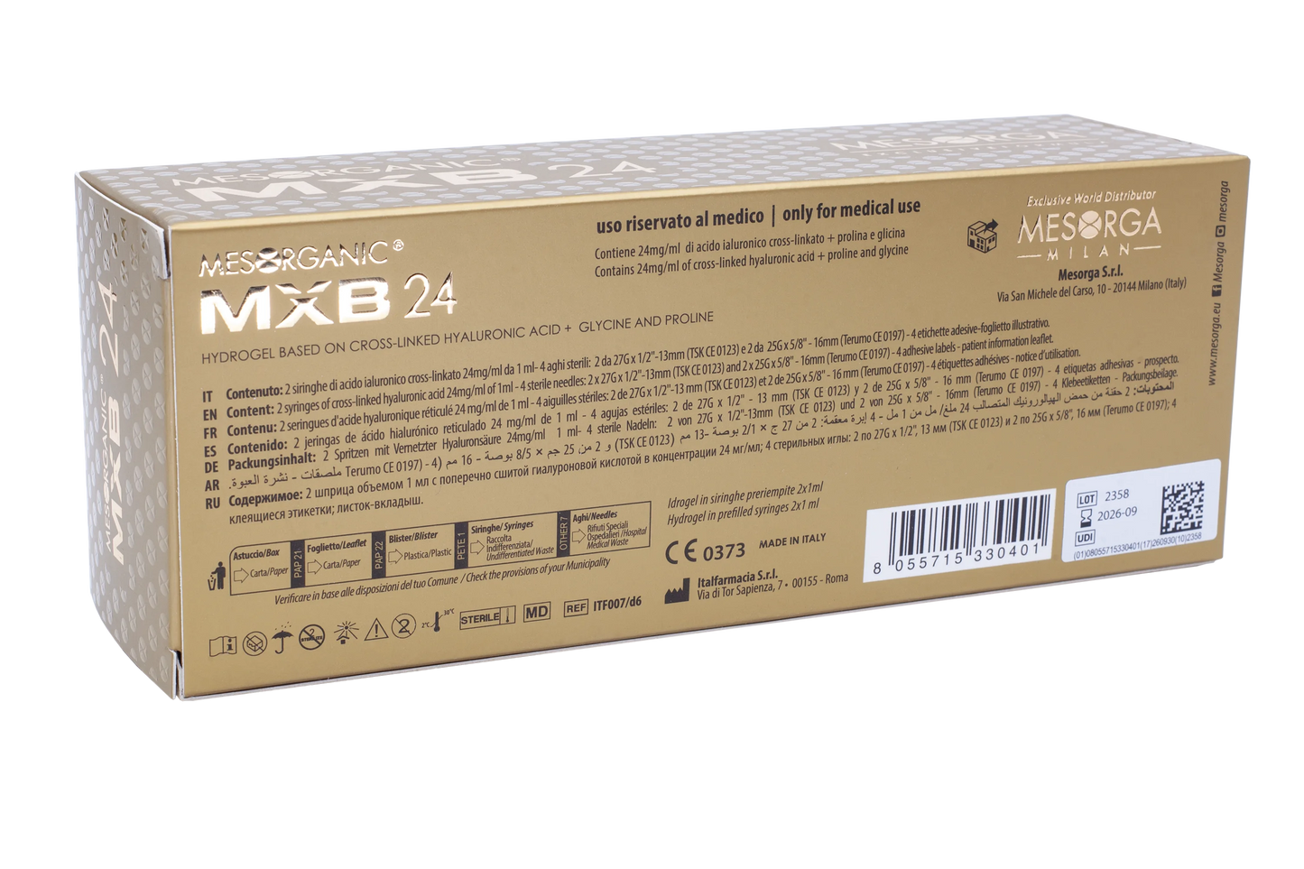 Produkt Mesorganic MXB 24 hinten