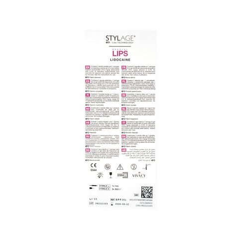 STYLAGE® Special Lips Lidocain Bi-Soft