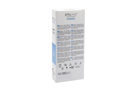Stylage Hydro Bi-Soft zur ästhetischen Mesotherapie Produktbild hinten
