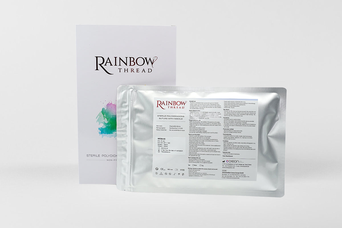 Produktbild der Umverpackung der Rainbow Fäden