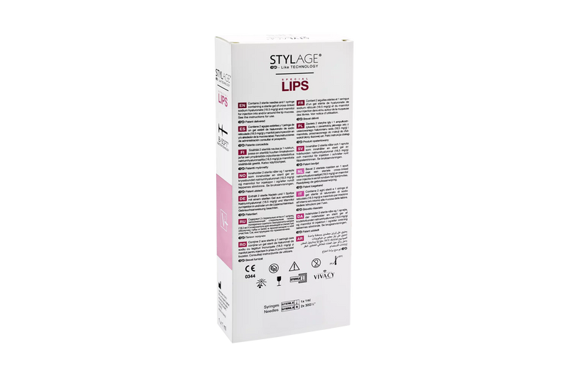 Stylage Special Lips Bi-Soft Dermal Filler Produktbild hinten