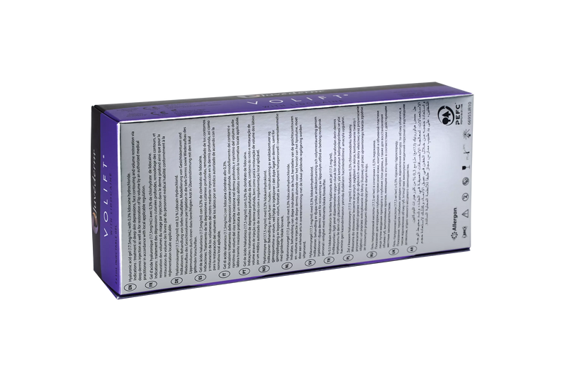 Juvéderm Volift Dermal Filler Produktbild hinten
